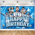 thumbnail image 1 of Pancarta de Cumpleaños Estrella de Fútbol Staceyclo de 150x90cm, 1 of 7