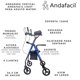 thumbnail image 4 of Andadera Vertical Andafacil Light Para Adulto Mayor | Economica, Ergonomica y Portatil Andafacil Andadera, 4 of 7