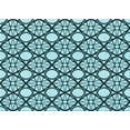 thumbnail image 1 of Ahgly Company Indoor Rectangle Patterned Medium Teal Green Area Rugs, 8' x 12', 1 of 6