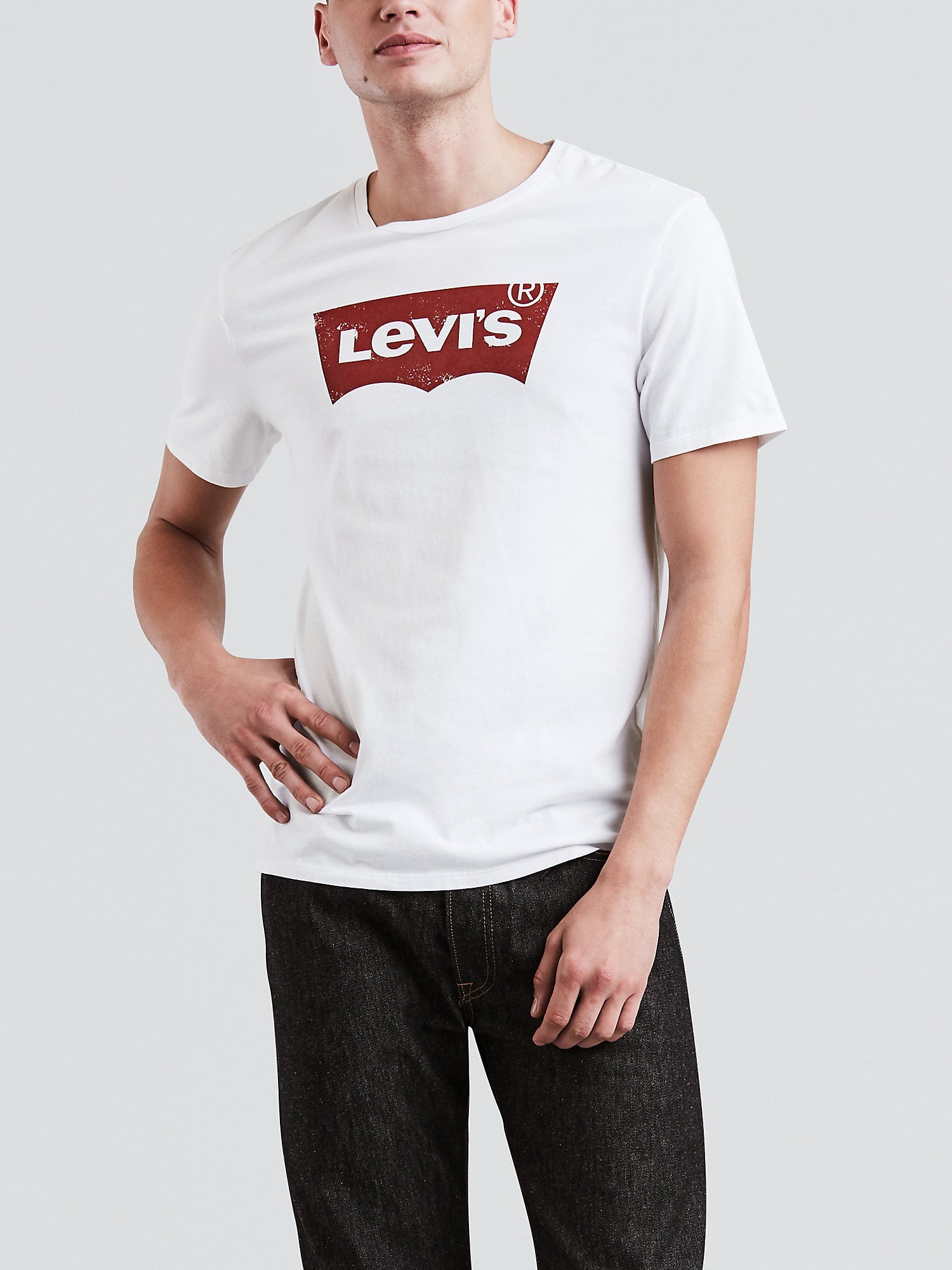 levi's batwing logo tee