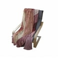 thumbnail image 4 of Abstract Soft Flannel Fleece Throw Blanket, Abstract Art Style Geometric Theme Modern and Design Print, Cozy Plush for Indoor and Outdoor Use, 50" x 60", Coral Salmon Pale Pink, by Ambesonne, 4 of 6
