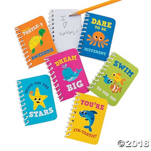 Under the Sea Mini Spiral Notepads