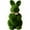 Green, variant on Easter Furry Flocked Bunny, Artificial Moss Rabbit Easter Table Decor, Holiday Easter Figure Statue Spring Garden Decorations8.6inch
