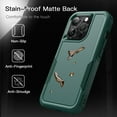 thumbnail image 6 of JETech Case for iPhone 15 Pro 6.1-Inch, Heavy Duty Dual-Layer Rugged Protection, Shockproof Protective Tough Phone Cover with Matte Back (Midnight Green), 6 of 6
