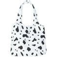 thumbnail image 3 of MasteelfCA Cow Canvas Tote Bag Portable Tote Bag Lightweight Reusable Shopping Cloth Bag, 3 of 8