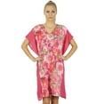 thumbnail image 5 of Bimba Women Polyester Kaftan Beach Cover Up Short Floral Caftan, 5 of 8
