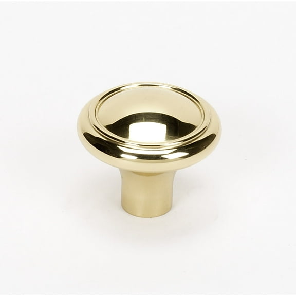 Alno 1 1/2" Knob - Polished Brass