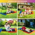 thumbnail image 6 of Gymax 60'' Kids Giant Tree Rectangle Swing 700 lbs w/ Adjustable Hanging Ropes Colorful, 6 of 10