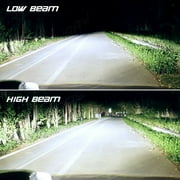 For GMC Sierra 1500 2500 HD 1999-2005 2006 LED Headlight High Low Beam Bulbs 6000K White 4 Pack