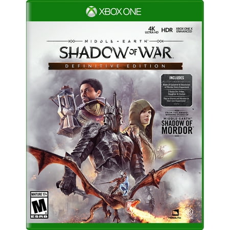 Middle Earth: Shadow Of War Definitive Edition, Warner Bros, Xbox One,