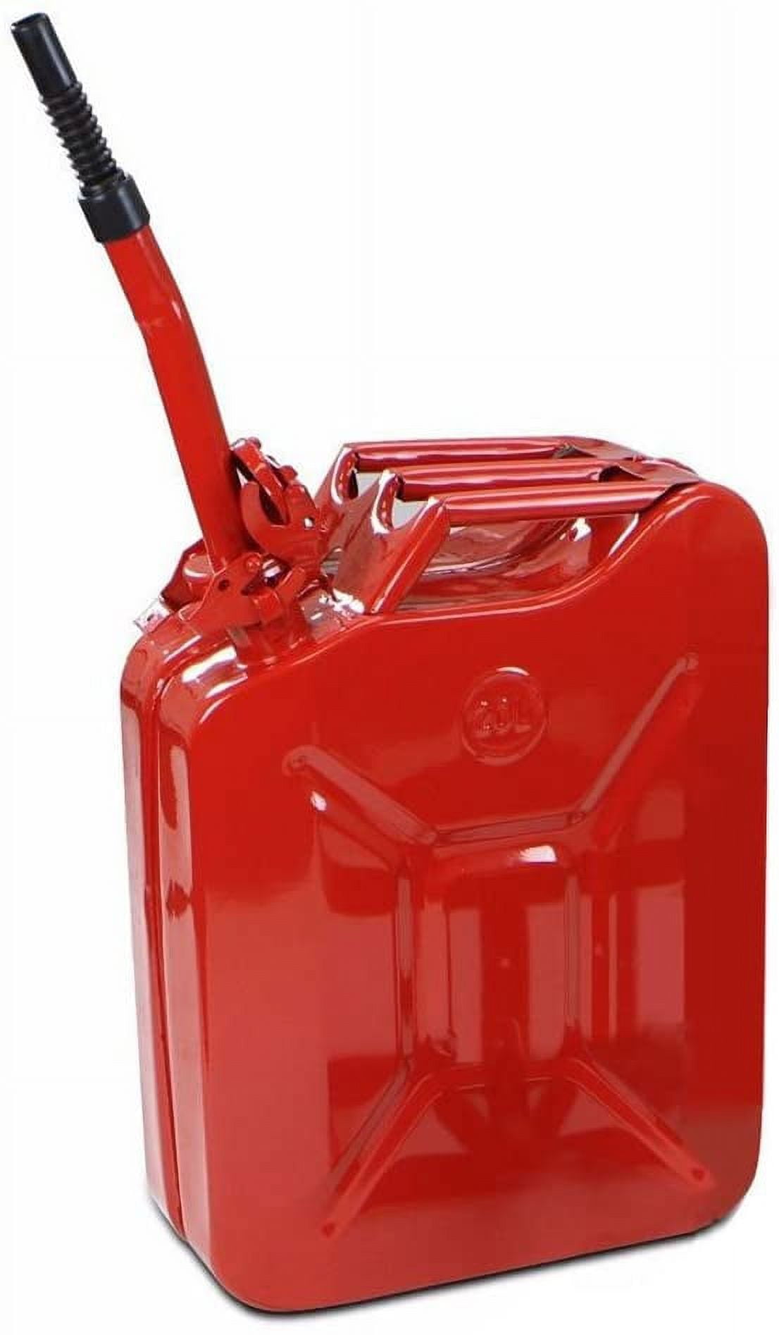 20l Litres Jerry Can Red Plastic Petrol Fuel Tanks 5gal Oil Gas