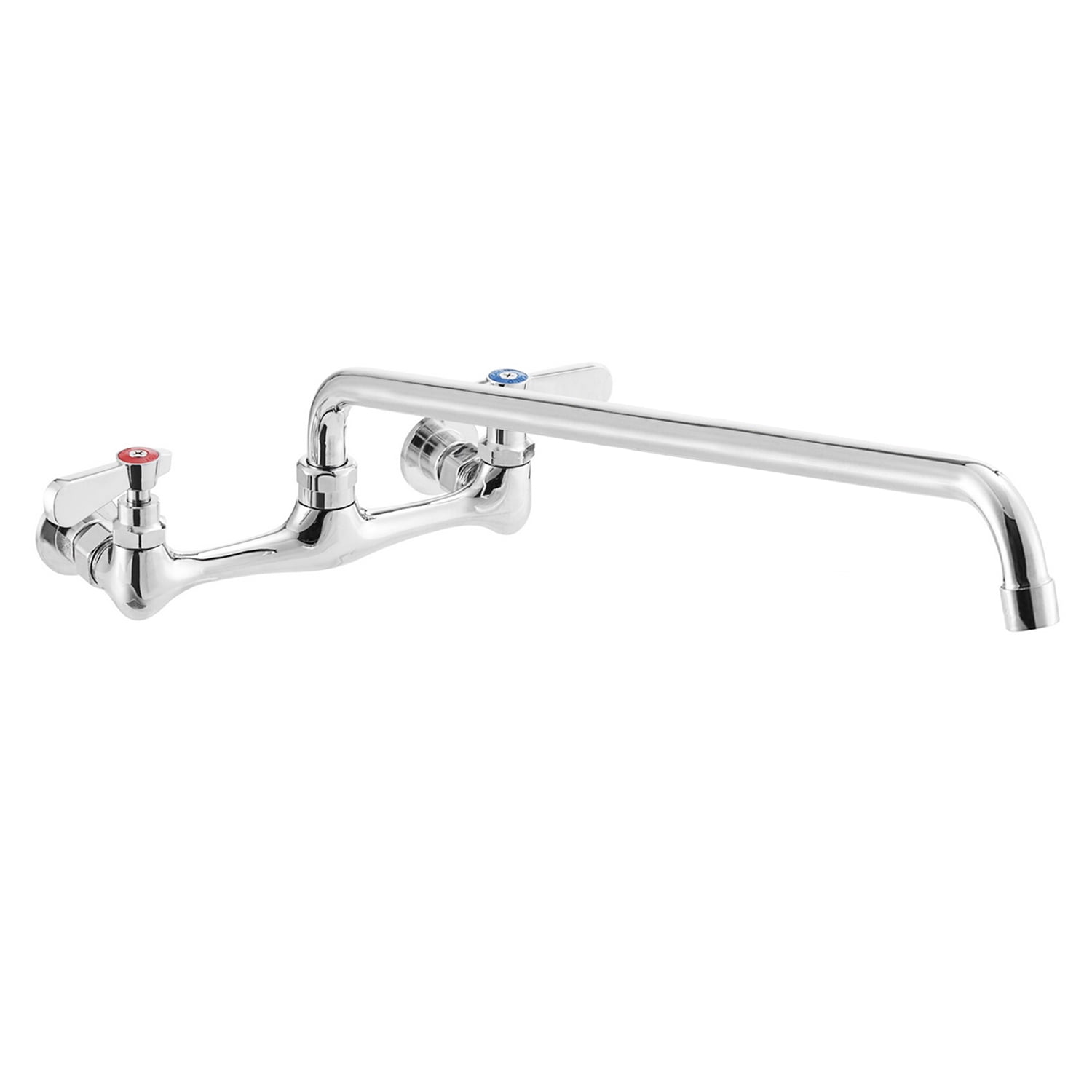 AmGood Commercial Sink Faucet with Swivel Spout 16" 8" Center Wall