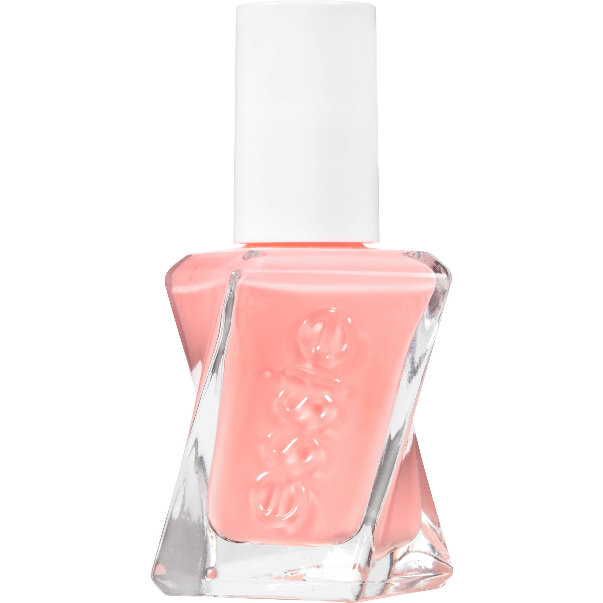 essie gel couture nail polish, couture curator, pink coral nail polish