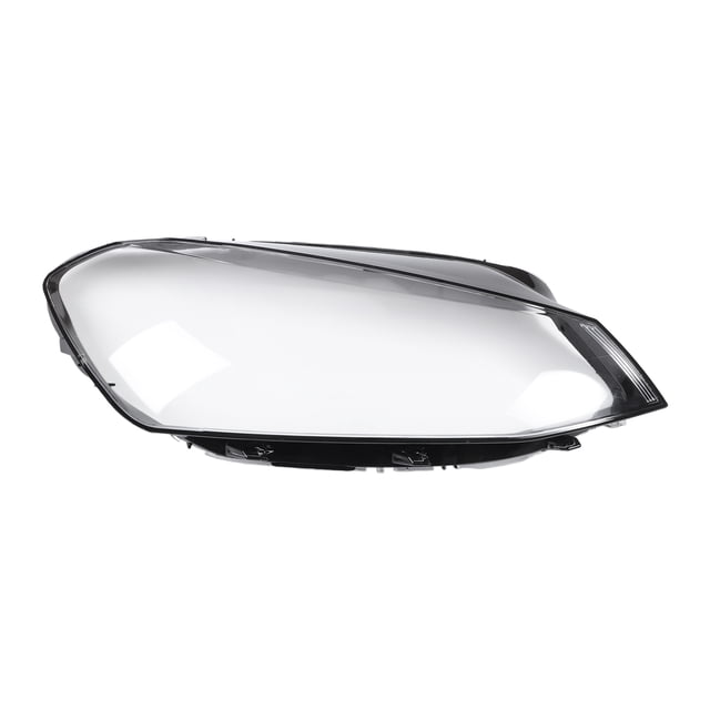 Cubierta de Lente de Faro Unique Bargains Cubierta de Lente de Faro Lente Clara No.5GM941006 para VW Golf 7 2014-2017 Negro, Claro PC 1 Pc Frontal Derecho