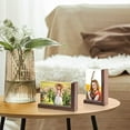 thumbnail image 7 of 4x6 Picture Frames 2 Pack - Rustic Vintage Wooden Picture Frames 4x6 L-shape Wood Double Side Acrylic Photo Frame Vertical & Horizontal Display for Table Top or Desktop$$Home Decor, Kitchen, & Other, 7 of 7