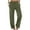Army Green, variant on FAIWAD Women's Pants Elastic High Waist Straight Leg Trousers with Pockets Comfy Casual Loose Homewear