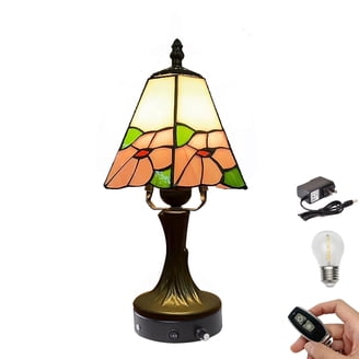 Appliqué plafondlamp van gelakt metaal en geblazen glas