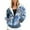 Blue, variant on Shadoumai Women's Zip Up Graphic Print Hoodie Casual Loose Fit Pullover Jacket With Front Pockets For Everyday Comfort And Stylish Wear