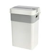 thumbnail image 2 of Creative Bath Manual Trash Compactor, 6.16 gallons, White, 2 of 6