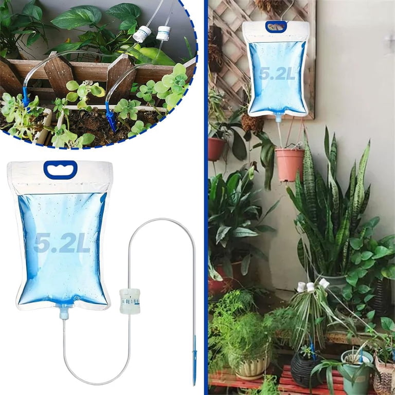 Plant Drip Irrigation Kit 5.2L Automatic Plant Watering System ...