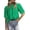 Green, variant on PRETTYGARDEN Summer Tops for Women Trendy Short Sleeve Eyelet Embroidered Dressy Casual Blouse Shirts