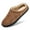 Brown, variant on Needbo Men's Memory Foam Slippers Soft Plush Fleece Lining Slip On Indoor Outdoor Clog House Shoes, Black, 11-12