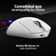 thumbnail image 3 of Mouse Gamer BALAM RUSH DRIFT PERFORM MG5 12000dpi 5 Botones Inalambrico 2.4GHz BT 5.1 Blanco BR-938556 Comodidad y precisión, 3 of 6