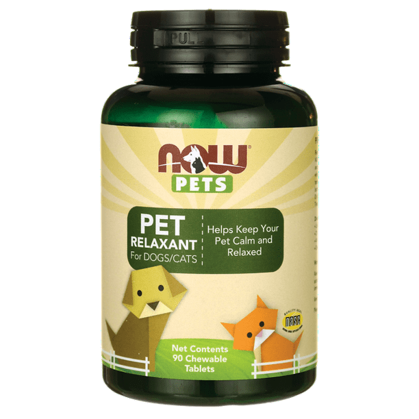 NOW Foods Now Pets Pet Relaxant For Dogs/Cats 90 Chwbls.