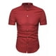 thumbnail image 1 of Camisa Cuello Mao Manga Corta Hombre Vestir Caballero, 1 of 7
