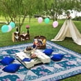 thumbnail image 4 of Extra Large Picnic Blankets Waterproof Foldable (60"x 80") Beach Blanket Waterproof Sandproof,3-Layer Thicking Mat Outdoor Packable Camping Blanket, 4 of 6
