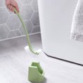 thumbnail image 1 of Cepillo de inodoro con base, limpieza del hogar, baño, lavado, cepillo de inodoro, pelo suave, mango largo, cepillo de limpieza, cepillo de inodoro de plástico, 1 of 6
