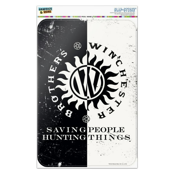 Supernatural Brothers Winchester Home Business Office Sign