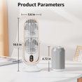 thumbnail image 3 of Escritorio portátil Tower Fan AbuDodo de 5 velocidades con doble circulación de aire, 3 of 3