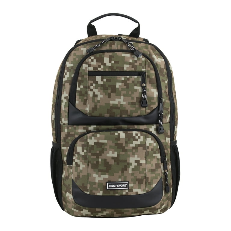 Eastsport Unisex Commuter Tech Backpack Pixel Camouflage