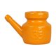 thumbnail image 1 of Pot de cerámica Limpiador fácil de limpiar a prueba de fugas Agarre cómodo Olla de limpieza para enjuague nasal Limpieza nasal Naranja, 1 of 9