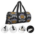 thumbnail image 5 of XMXT Unisex Large Sports Tote Gym Bag for Women, Skull Print with Crown Weekenders Bags Travel Bag, 5 of 8
