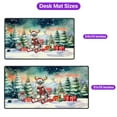 thumbnail image 5 of Merry Christmas Santa Reindeer Antlers Schnauzer Sleigh Xmas Winter Holiday Desk Mat Full Keyboard Mouse Pad Miniature Schnauzer Dog Lover Large Mousepad - 00023, 5 of 5