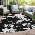 thumbnail image 6 of Addison Rugs Chantille Indoor/Outdoor Transitional Modern Black Washable Rectangle Rug, 2'6" x 3'10", 6 of 6
