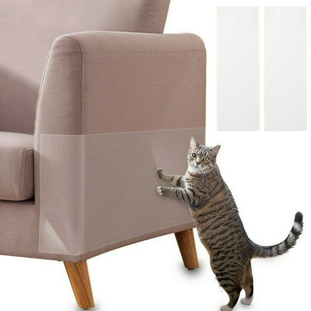 SchSin 2Pcs Anti Cat Scratch Furniture Protector SelfAdhesive Cat