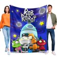 thumbnail image 1 of Rob, el Robot anti-pilling, suave, ligera, esponjosa y acogedora de lujo para hogar y cocina – Perfecta para niños y adultos,50X70cm, 1 of 6