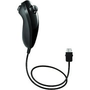 Angle View: Nunchuk Controller - Black (Wii)