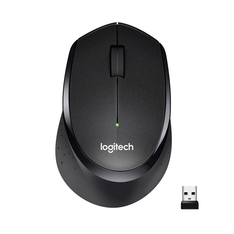 mover Allerede mangel Logitech M330 SILENT PLUS Wireless Mouse, 2.4GHz with USB Nano Receiver,  1000 DPI Optical Tracking, 2-year Battery Life, Compatible with PC, Mac,  Laptop, Chromebook, Black - Walmart.com