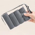 thumbnail image 5 of KRYVN 5-Pack Travel Toiletry Bottles Set, TSA Approved Leak Proof Silicone Liquid Containers with Clear Bag, 100ml/80ml/50ml Refillable Dispensers for Shampoo Conditioner Lotion, 5 of 12