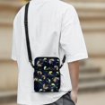 thumbnail image 3 of Psesaysky Crossbody Bag for Travel, Lightweight 2 Layer Shoulder Wallet for Girls Sparkle Dragonfly Pattern Crossbody Bags, 3 of 7