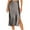 Grey, variant on Sngxgn Womens Knee Length Elastic Waist Stretchy Bodycon Pencil Skirt(Beige,L)