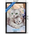thumbnail image 3 of Keith Kimberlin - Momma and Kitten Wall Poster, 14.725" x 22.375", Framed, 3 of 5