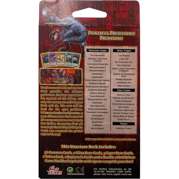Yu-Gi-Oh! Dinosmasher's Fury Structure Deck - Reprint - English Only -  Walmart.ca