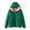Green, variant on Fnooota Womens Puffer Jackets, Zip up Hooded Padded Warm Winter Jackets Outerwear Green Size 2XL