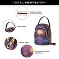 thumbnail image 4 of FORMRS Crossbody Bag for Women Quilted Travel Shoulder Cell Phone Purse with Chain Strap Handbag, Blue Neon Road, 4 of 7
