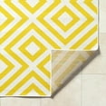thumbnail image 4 of Hauteloom Maven Hallway, Kitchen Patio Outdoor Runner Rug - Contemporary - Yellow, White - 2'5" x 7'10", 4 of 9